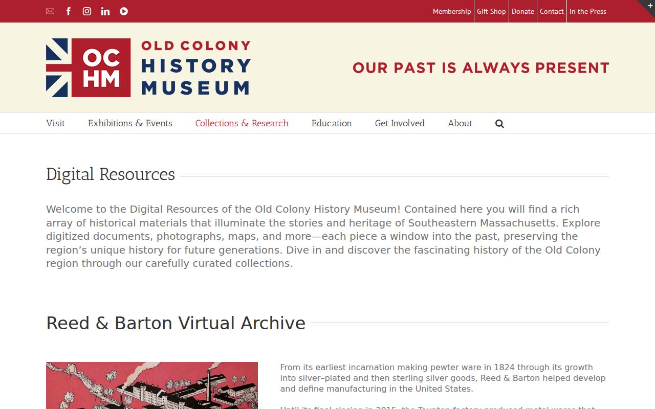 Taunton city directory digital collections at Old Colony History Museum