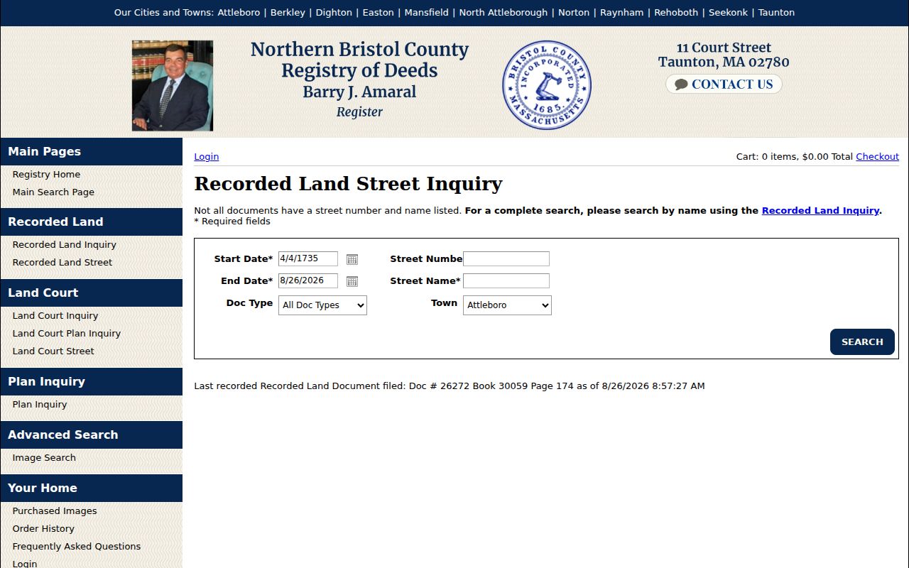 Taunton street-directory Northern Bristol Recorded Land Street Inquiry